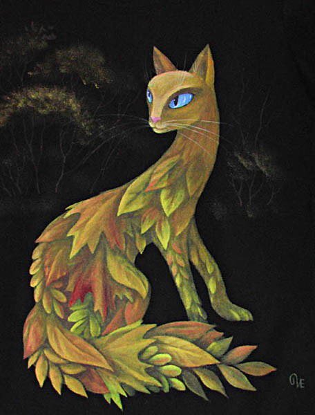 Elena Ivanova - Autumn cat