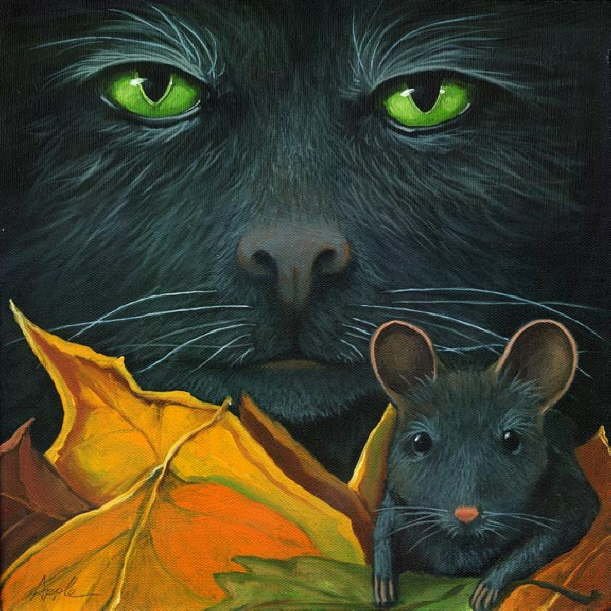http://catsfineart.com/assets/images/cats/CatAndMouse/db_Linda_Apple_Black_Cat_and_Mouse-21.jpg