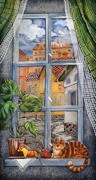 Mariya Kaminskaja - Window with a Cat