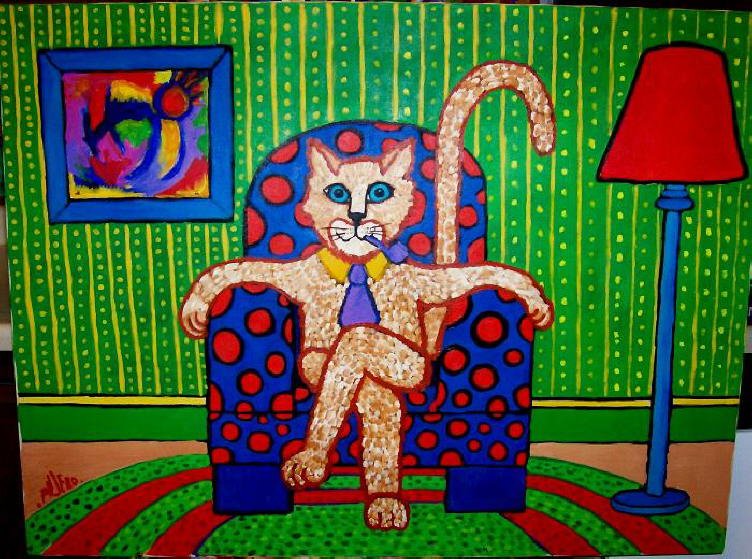 My cat makes - himself at home Nick Piliero