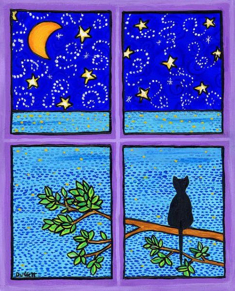 Shelagh Duffett - Moon Window Cat