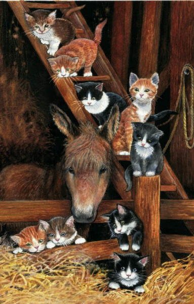 http://catsfineart.com/assets/images/cats/LotOfCats/db_Chrissie_Snelling_Barn_Cats1.jpg
