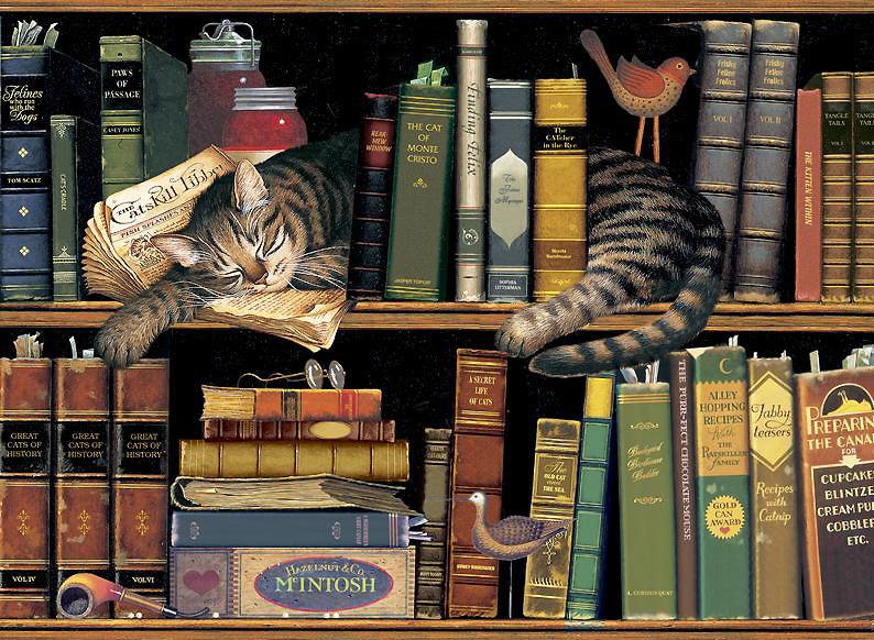 Charles Wysocki - Max in the Stacks