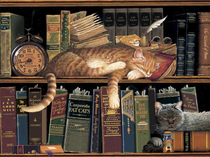 Charles Wysocki - Remington the Well Read