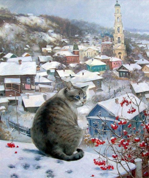 Ekaterina Shtuts - Winter Town