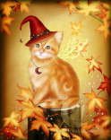 Autumn Cat Magic - Melissa Dawn