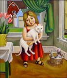 Rick Beerhorst - Dove With Cat