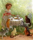 Ruth Sanderson - Cat Tea Party
