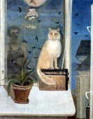 Cat, Birds and evening - Sergej Veselov