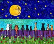 Full Moon Cats - Shelagh Duffett