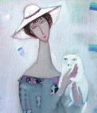 Tatyana Gorshunova - Woman with a White Cat